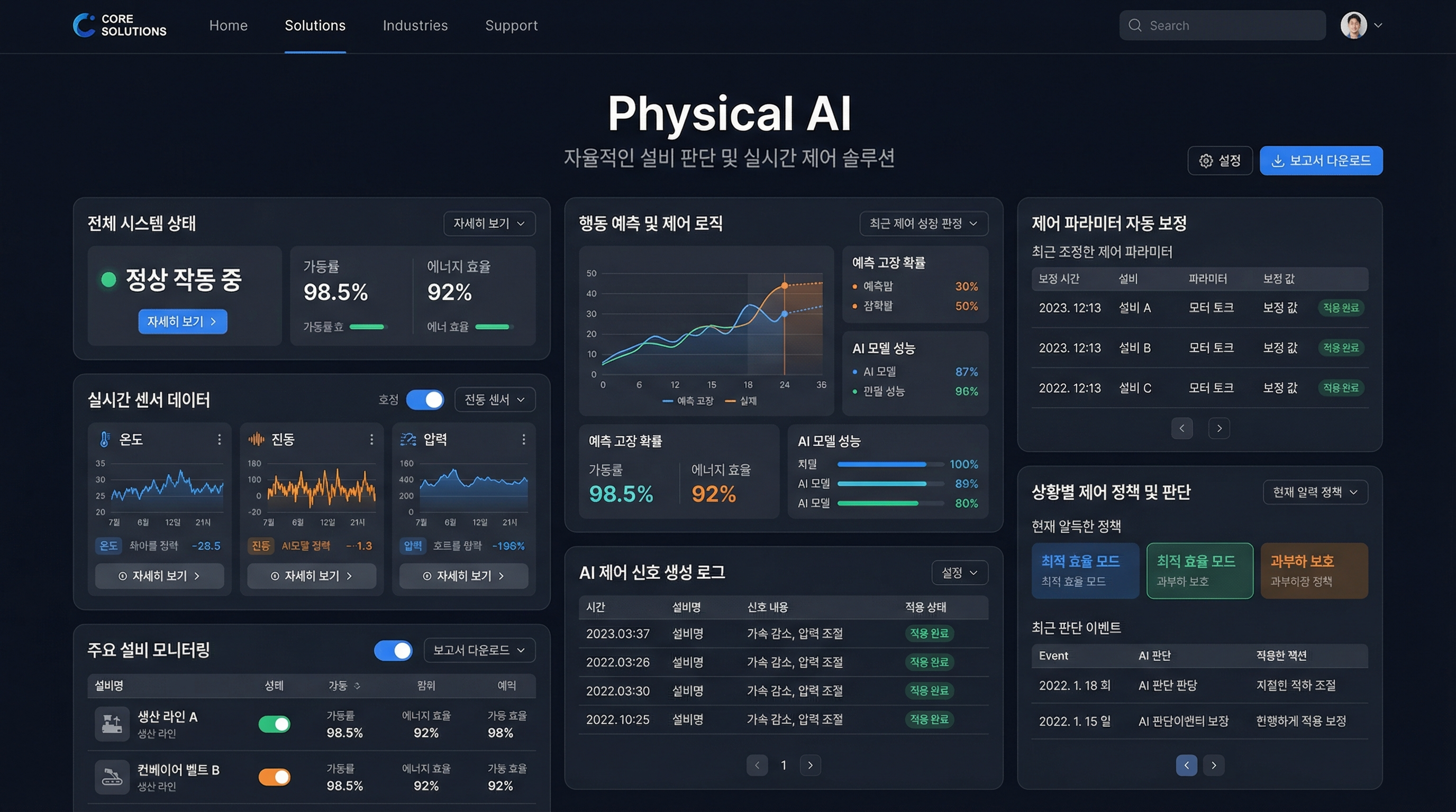 Physical AI 폐루프 제어